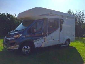 2 berth motorhome front and side