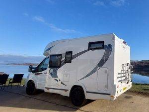 3 berth motorhome back and side view