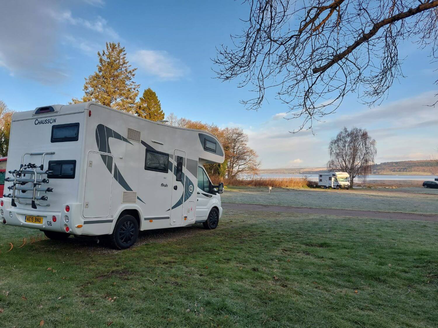 Motorhome at Beuly Firth