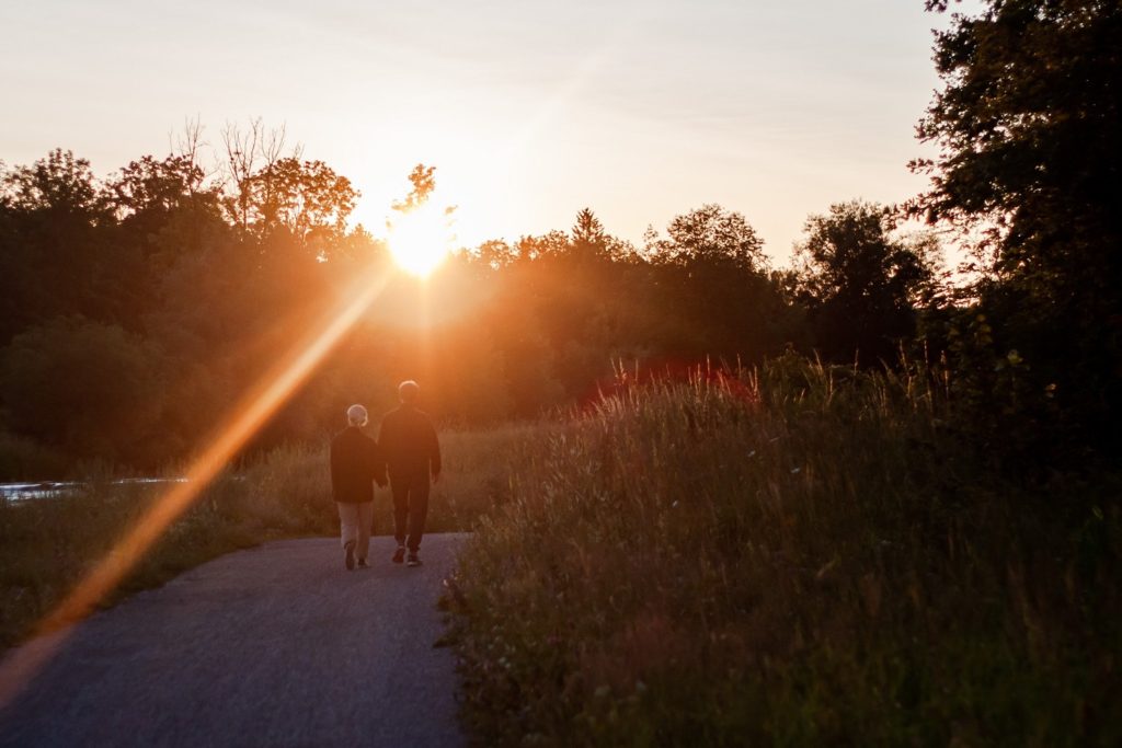 Romantic walk