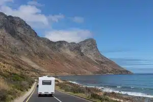 Motorhome on the road
