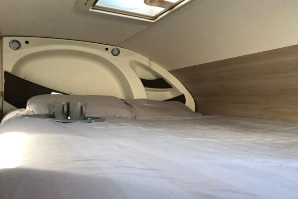 7 berth motorhome large overcab bed
