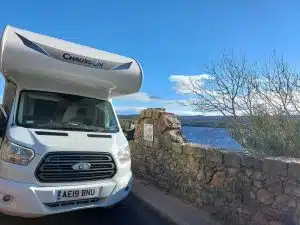 Motorhome at Loch Ness
