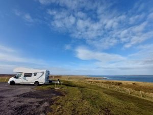 Motorhome on NC500 route