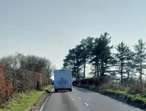motorhome Leaving Scotland