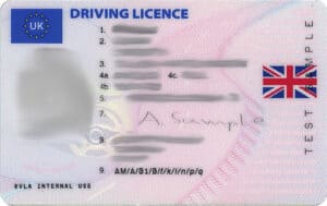 UK Driving licence