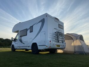 6 berth motorhome camping