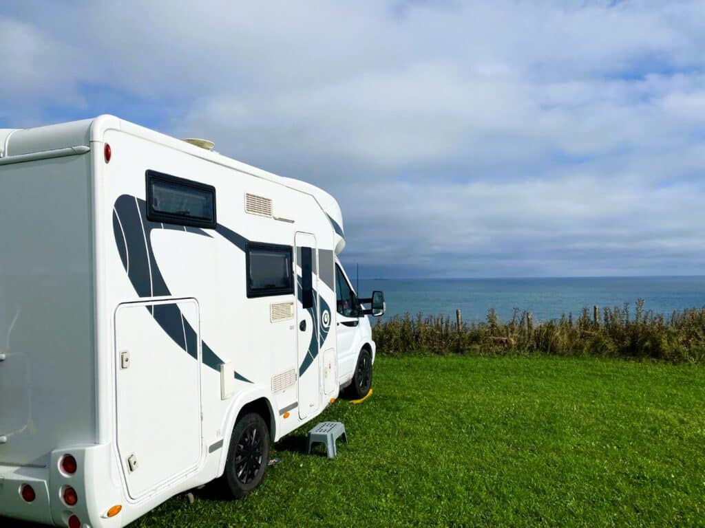 Motorhome sea view